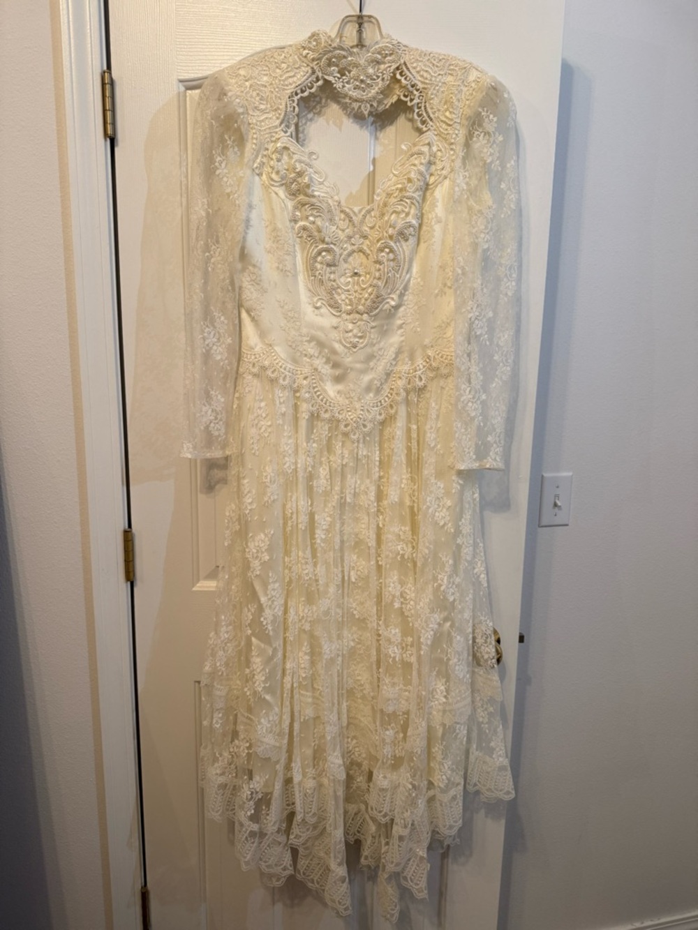 Jessica McClintock Vintage Lace Long-Sleeve wedding dress